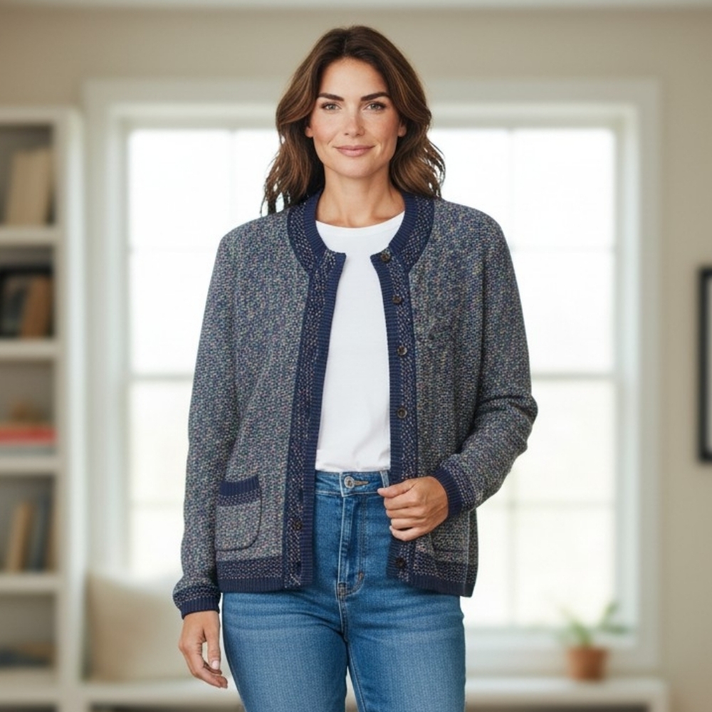 Brooks Brothers Multicolor Knit Sweater With Lurex